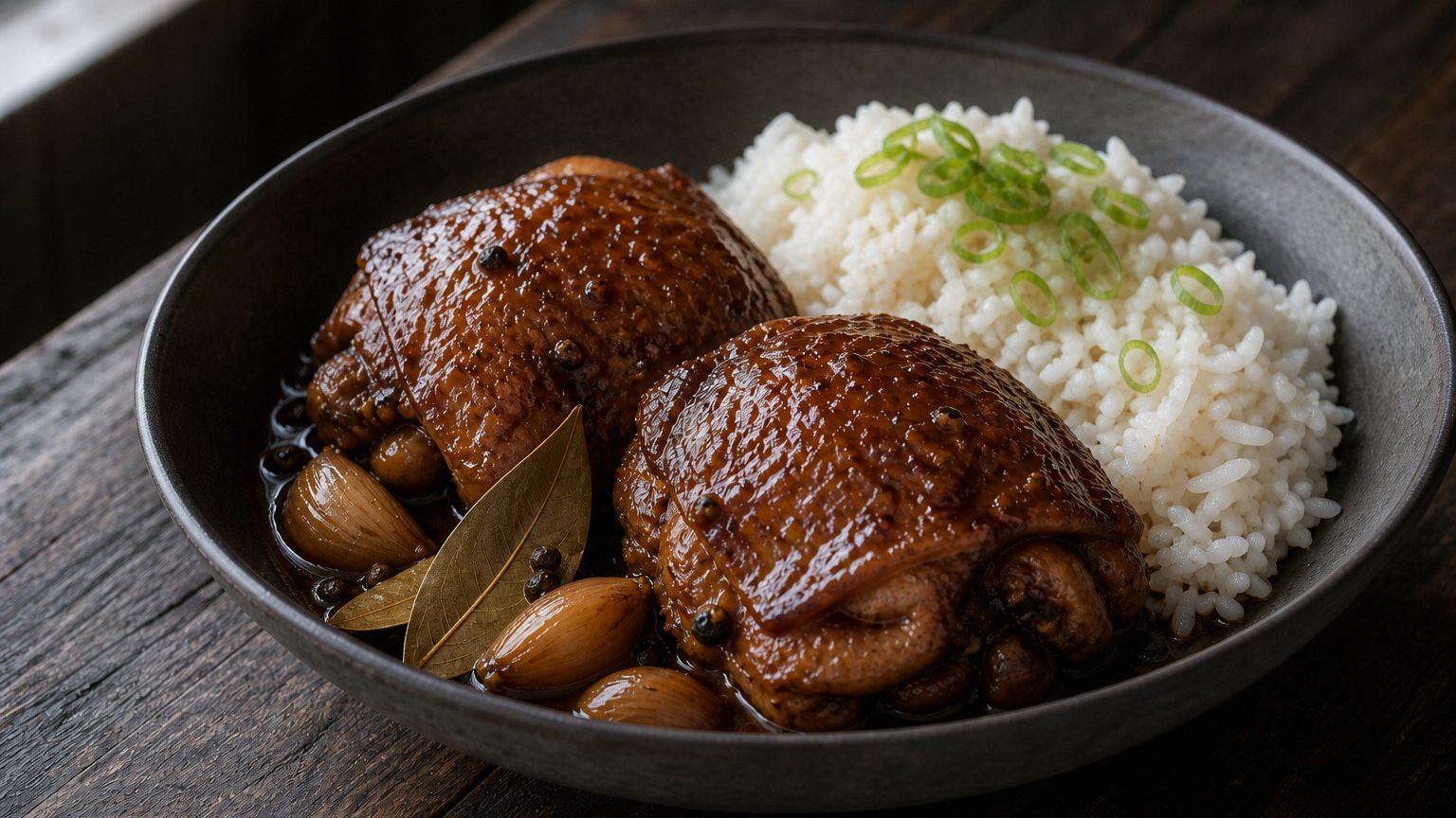 Filipino Hähnchen-Adobo (Adobong Manok)