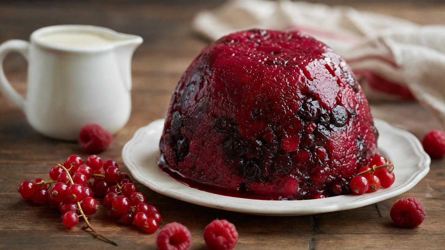 Classic Summer Pudding, a No-Bake Berry Dessert