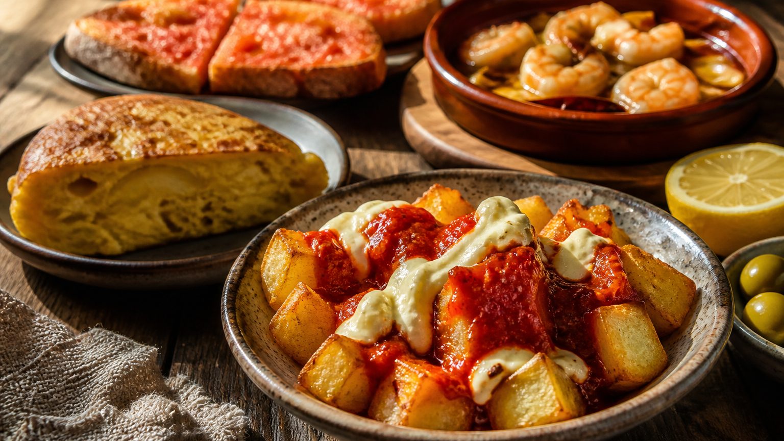 Ein spanisches Tapas-Menü für zu Hause