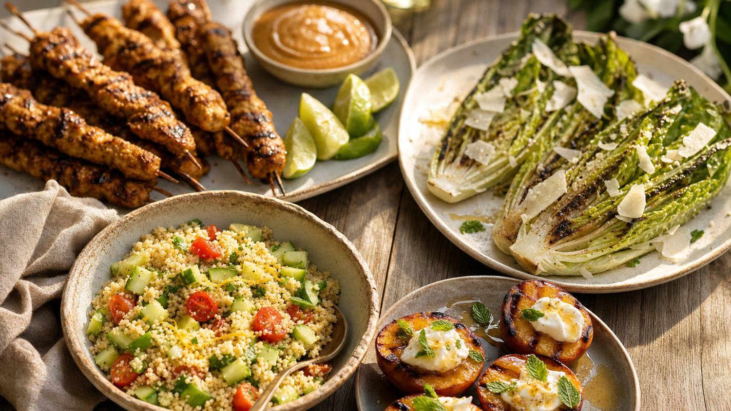 Ein Sommer-Grillmenü für ein entspanntes Gartenfest