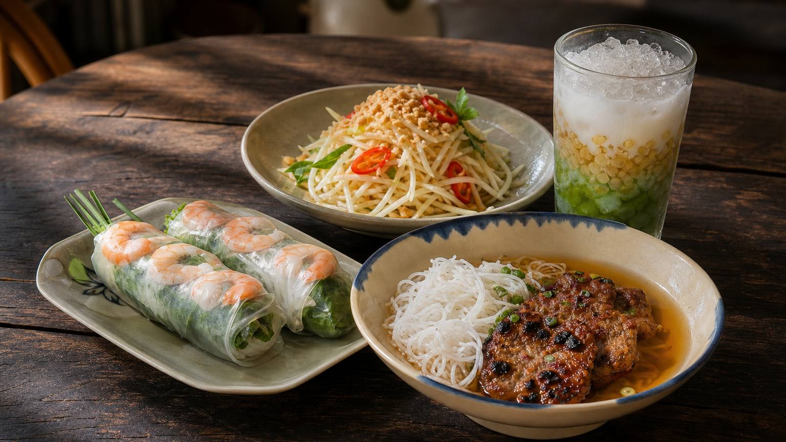 Vietnamesisches Sommermenü für heiße Abende